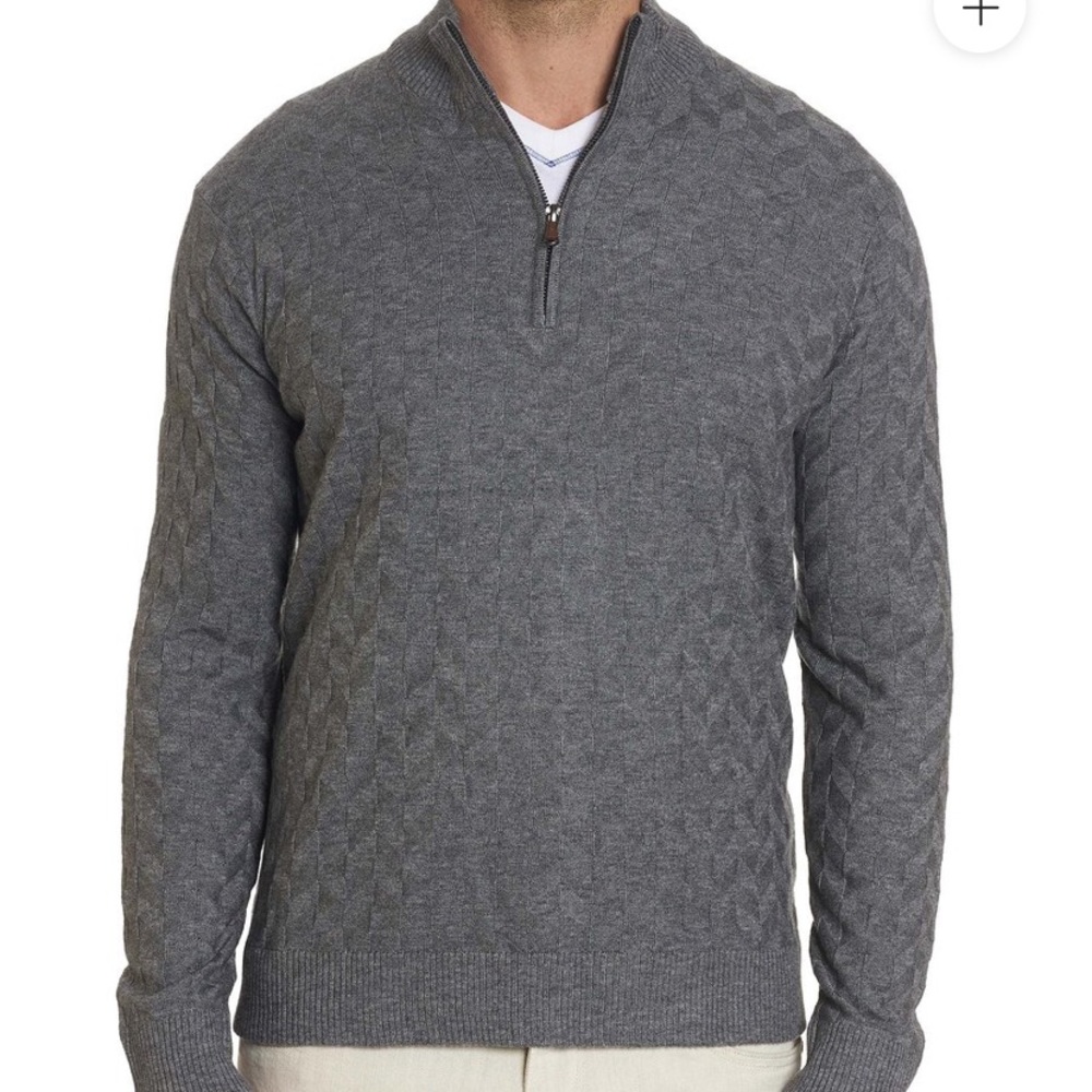 🔥Sold🔥Robert Graham Gray winter 🍂sweater 🍁